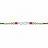 Bhai Rakhi – 925 Sterling Silver Infinity Rakhi for Brother