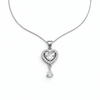 Luvia Heart Pendant Set in 925 Sterling Silver