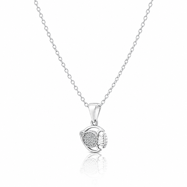Kai Pendant – 925 Sterling Silver Fish Pendant Necklace