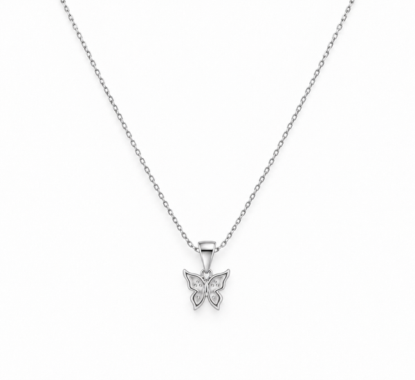 Papillon Pendant – 925 Sterling Silver | Butterfly Necklace