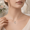 Dilphina Heart Pendant – 925 Sterling Silver Dolphin Heart Pendant for Women