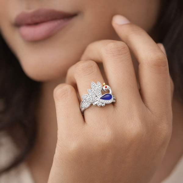 Mayura Ring in 925 Sterling Silver