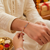 Bhai Rakhi – 925 Sterling Silver Infinity Rakhi for Brother