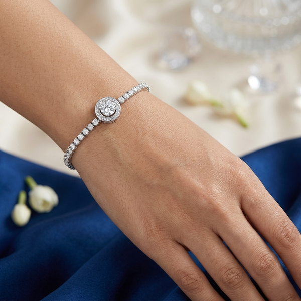 Aviro Tennis Bracelet in 925 Sterling Silver