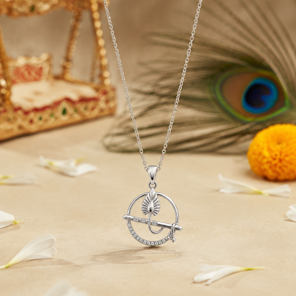Bansuri Pendant – 925 Sterling Silver Flute Pendant