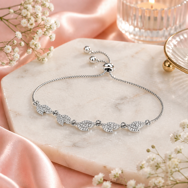 Ivy Leaf Bracelet in 925 Sterling Silver