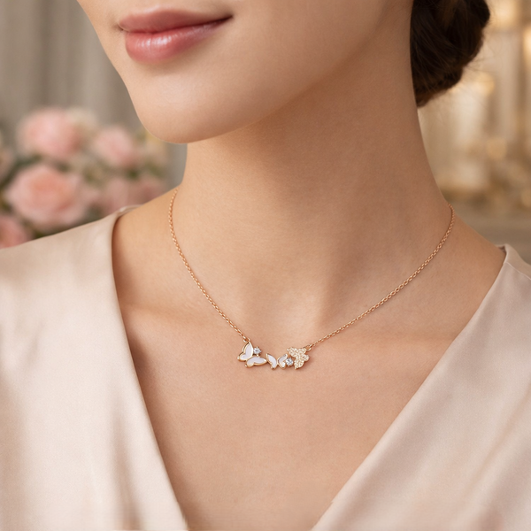 Lila Pendant – 925 Sterling Silver Butterfly Charm Necklace