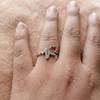 Dhun Ring – 925 Sterling Silver Heartbeat Adjustable Ring