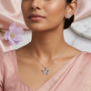 Noa Butterfly Pendant Set in 925 Sterling Silver