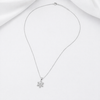 Flora Snow Pendant Set in 925 Sterling Silver