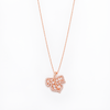Hazel Pendant – 925 Sterling Silver Leaf Design Pendant (Silver & Rose Gold)