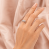 Dia Ring – 925 Sterling Silver Cluster Wrap Ring