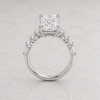 Empress Radiant Solitaire Ring in 925 Sterling Silver