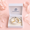Axis Bangles – 925 Sterling Silver Dual-Tone Modern Minimal Bangles