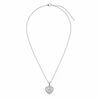 Valentina Pendant – 925 Sterling Silver Heart Halo CZ Pendant for Women