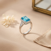 Azure Ring in 925 Sterling Silver