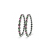 Tara Bangles – 925 Sterling Silver Multicolor Stone Designer Bangles