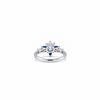 Astra Ring – 925 Sterling Silver Sapphire Floral Halo Ring