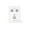 Trine Geometric Pendant Set in 925 Sterling Silver