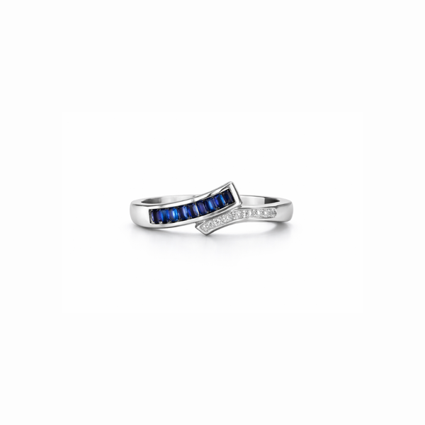 Nyra Ring – 925 Sterling Silver Blue Stone Elegant Ring for Women