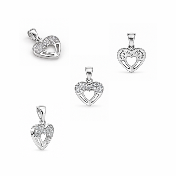 Amor Pendant – 925 Sterling Silver Heart Necklace