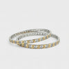 DuoGlow Bangles in 925 Sterling Silver (Set of 2)